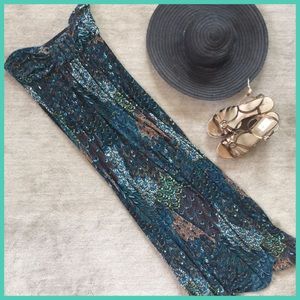 Hypnotik strapless maxi dress